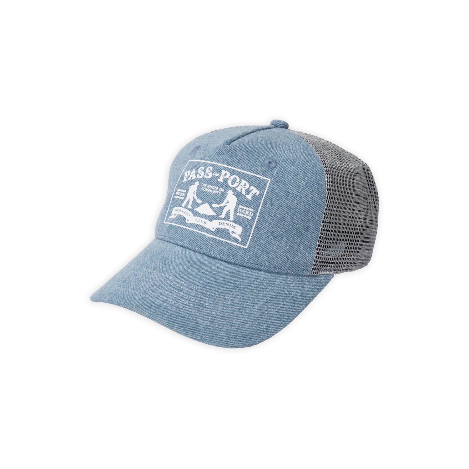 Workers Club Denim Packers Trucker Cap - Image 3