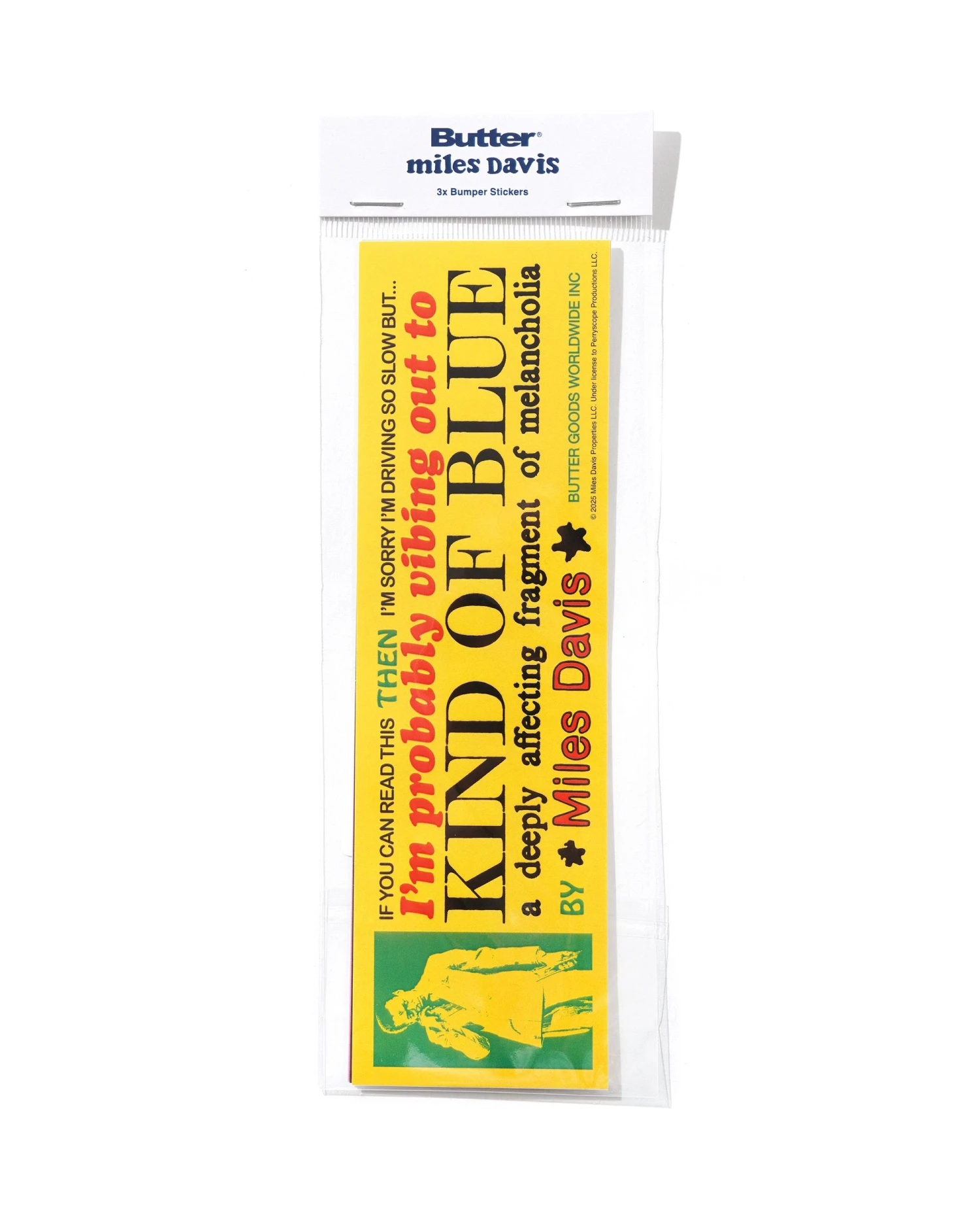 Miles Bumper Sticker Pack