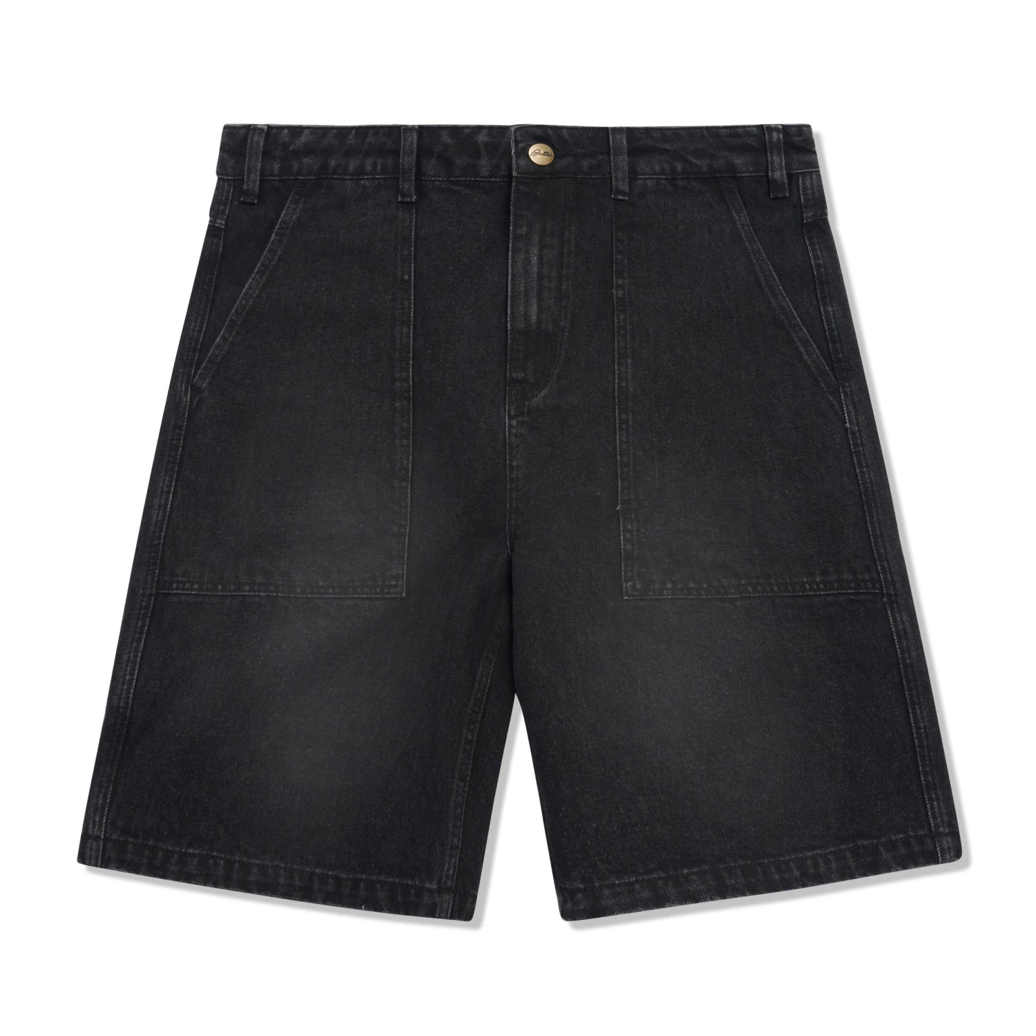 Patch Pocket Denim Shorts - Image 2