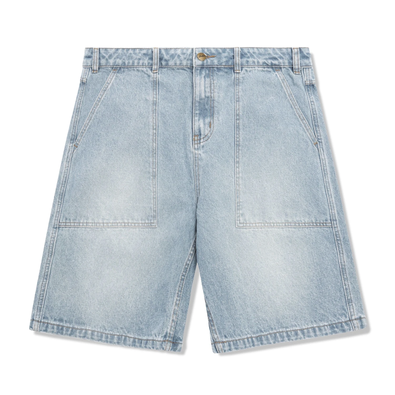 Patch Pocket Denim Shorts - Image 10