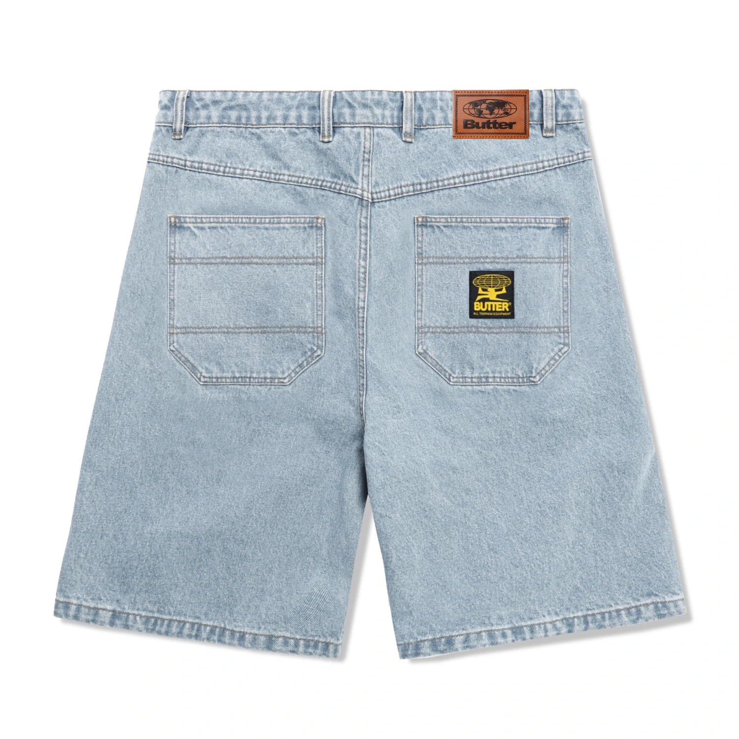 Patch Pocket Denim Shorts - Image 9