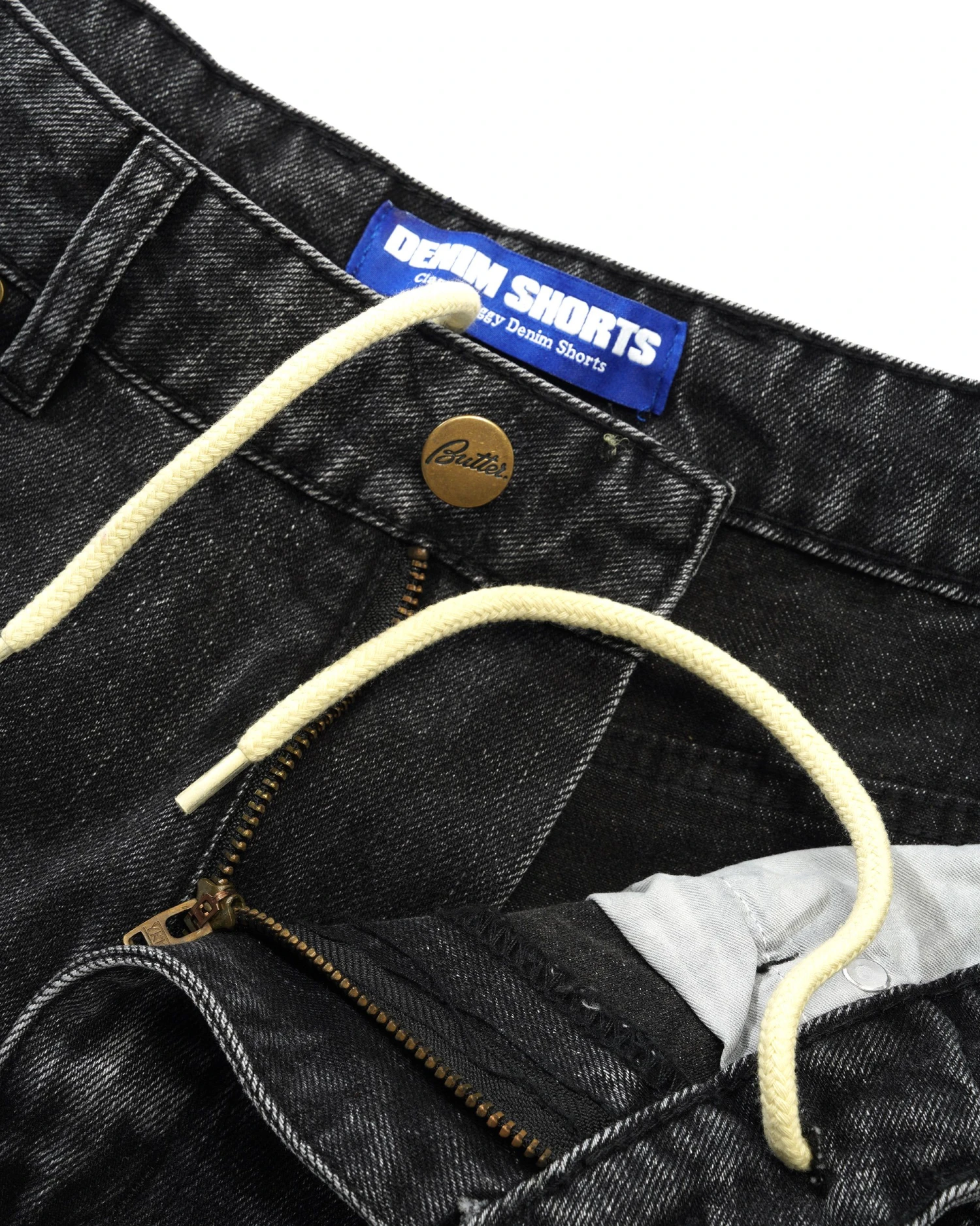 Stitch Denim Shorts - Image 4