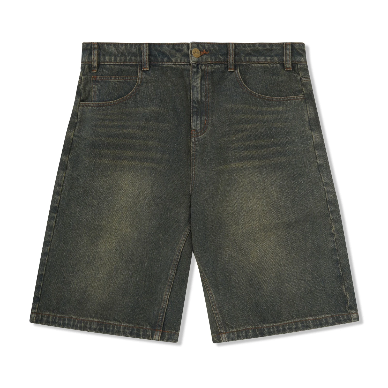 Warped Denim Shorts - Image 2