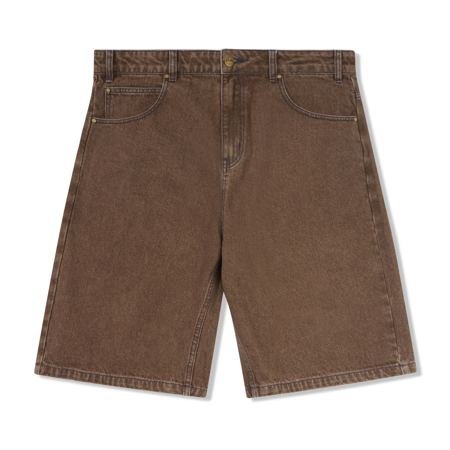 Warped Denim Shorts - Image 6