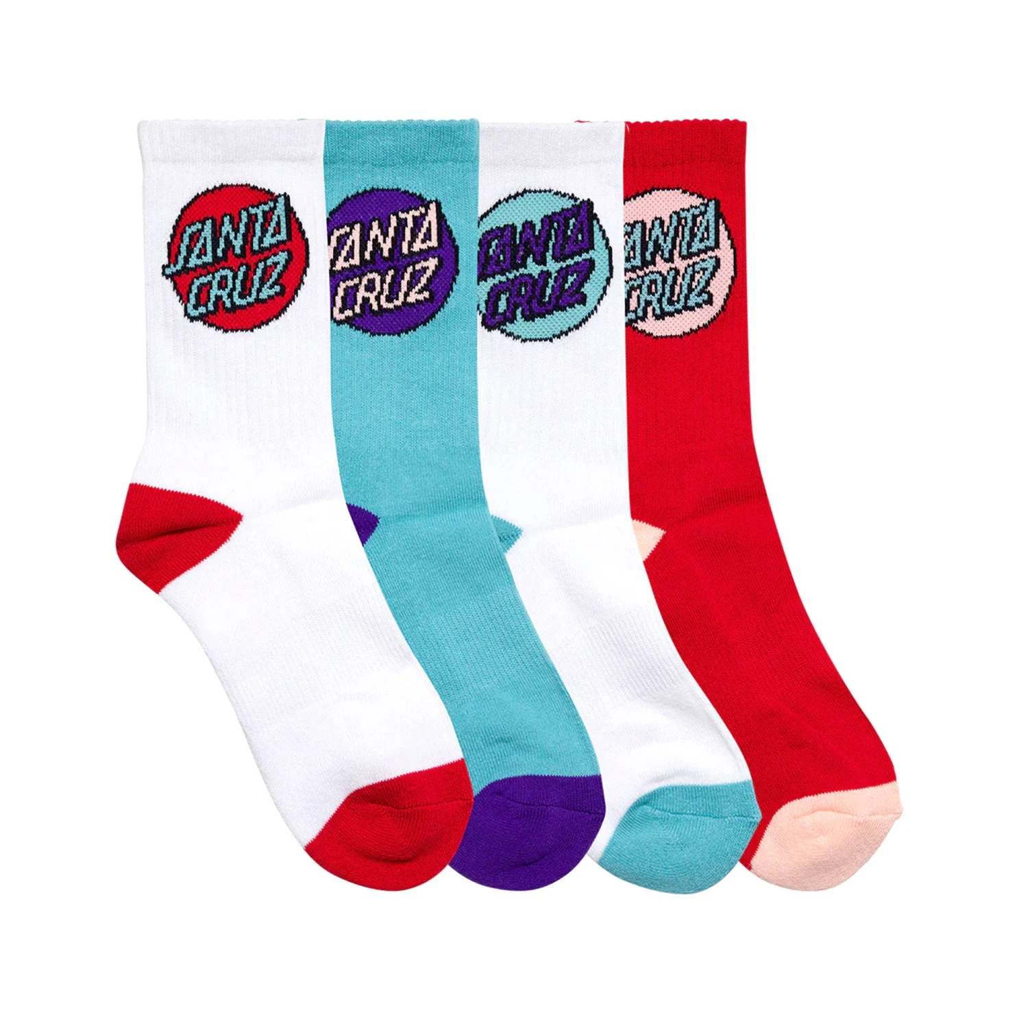 Santa Cruz Other Dot Girls Crew Socks