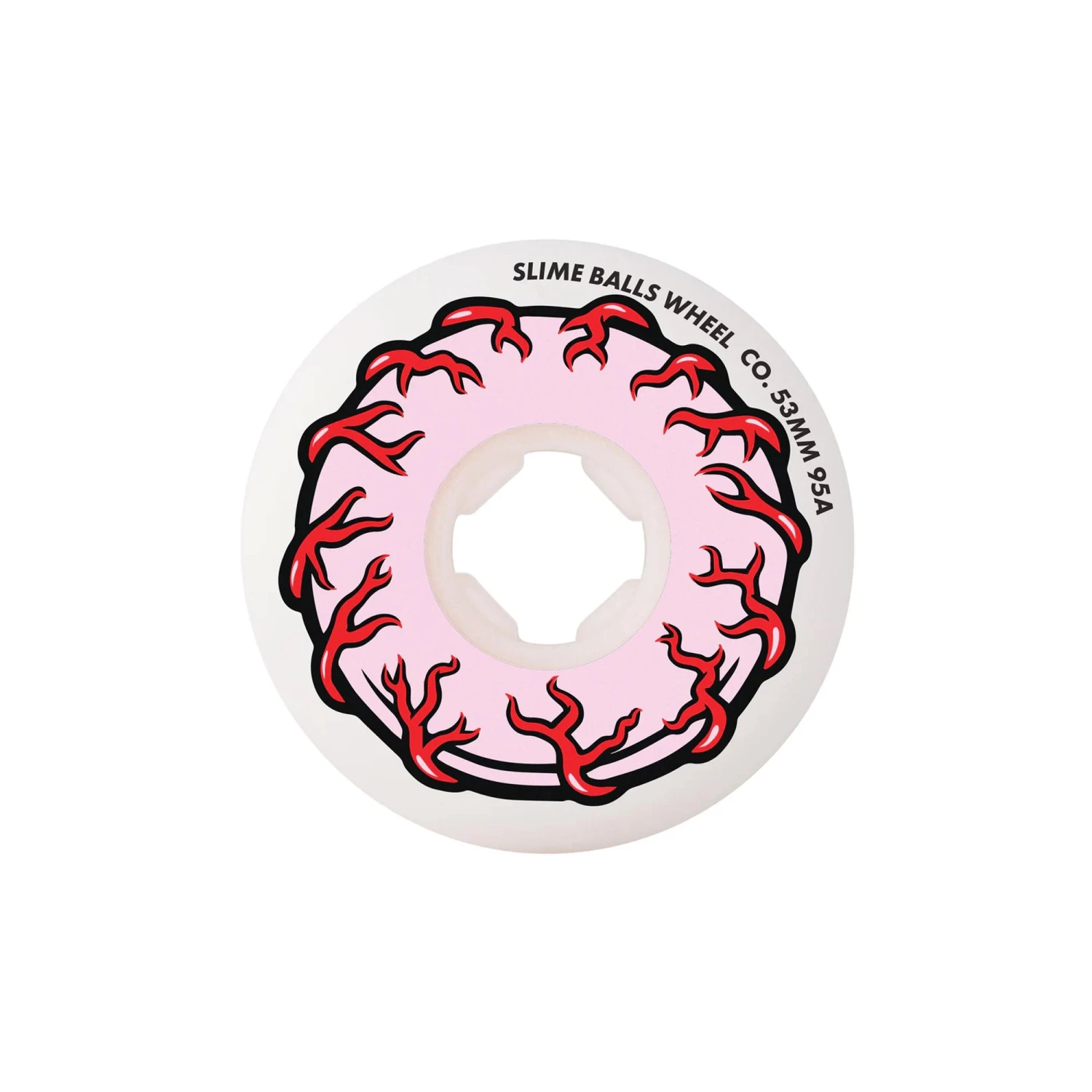 Santa Cruz Pink Eyes Vomit Mini 95A Wheels