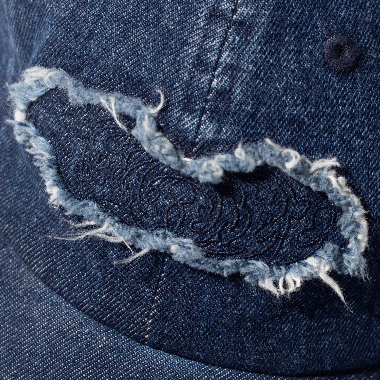 Velvet Applique Denim Cap - Image 7