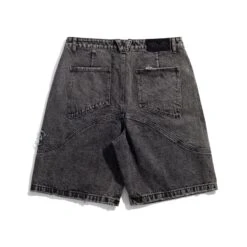 Velvet Convex Denim Shorts